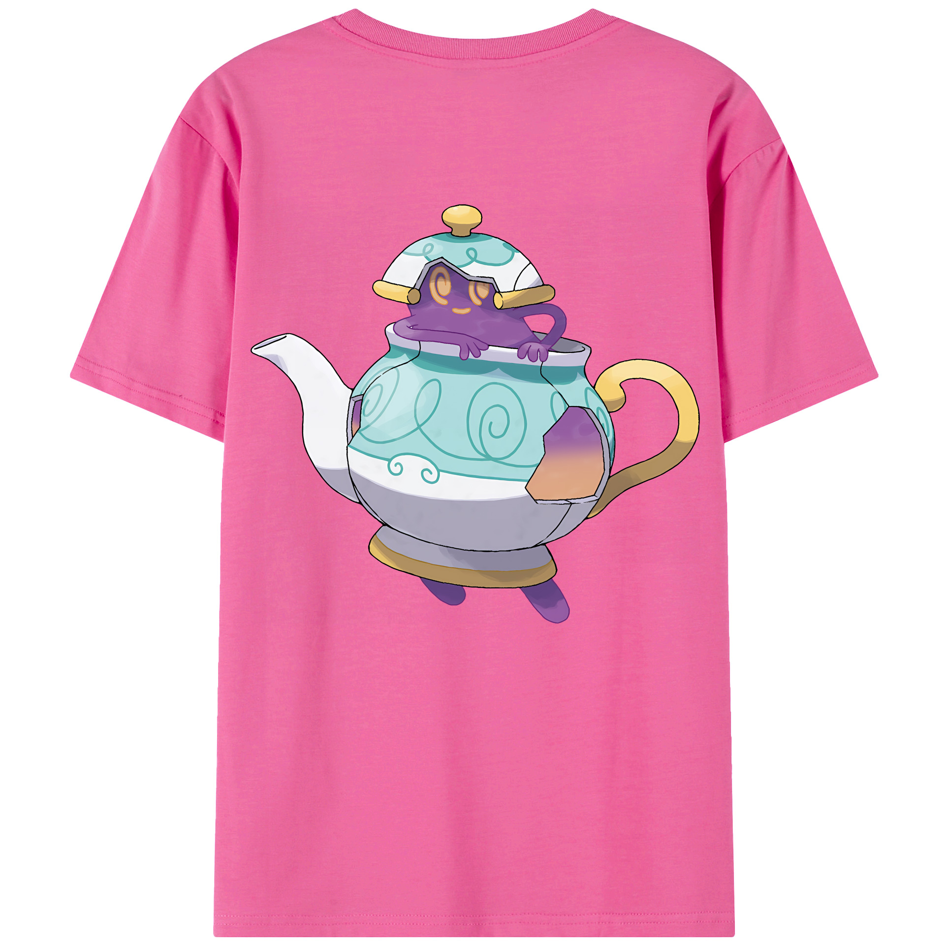 （画像用） ポケットモンスター Pokémon レディース半袖Tシャツ(バックプリント)